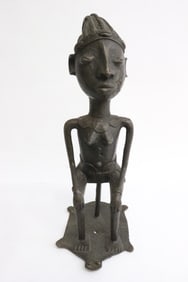 Vintage African bronze sculpture