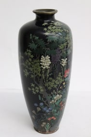 Japanese antique cloisonne vase