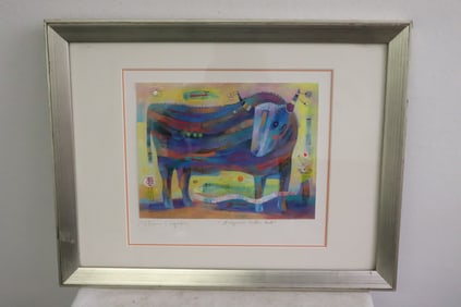 Mario Cespedes, multiple "Hollywood poster bull" signed