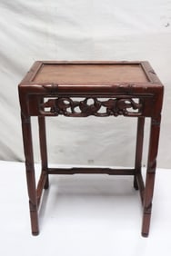Chinese vintage rosewood side stool