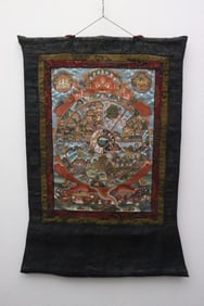 Chinese antique hand painted thangka