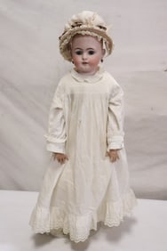 Large antique German bisque head doll