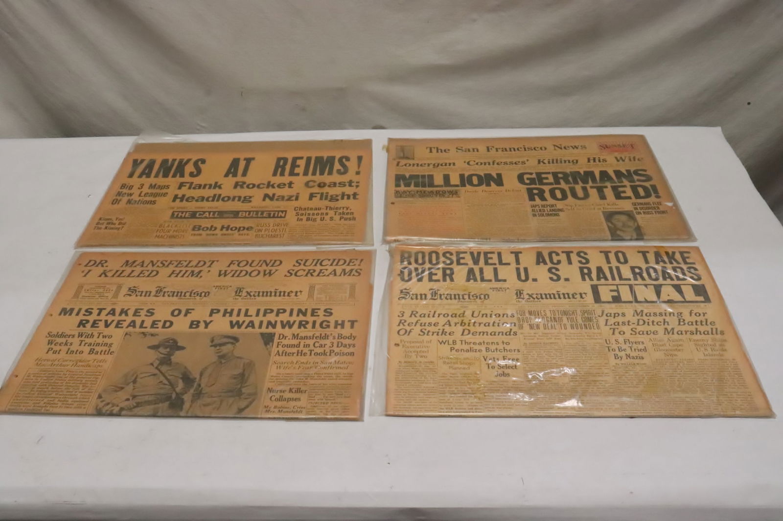 4 WWII and post WWII newspaper (1 of 9)