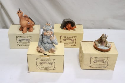 4 Krystonia sculptures