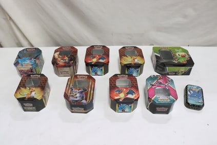 10 Pokemon boxes