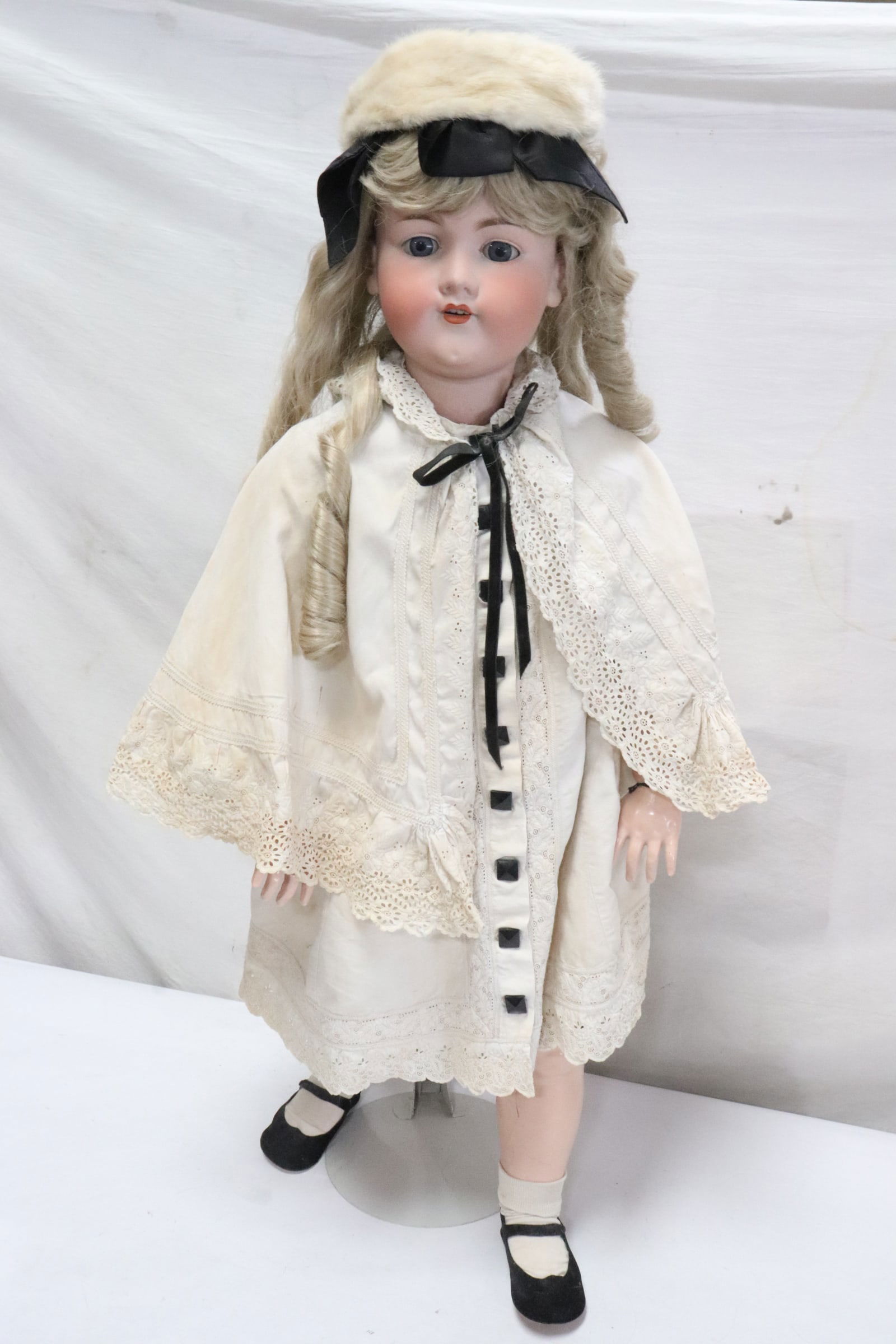 A massive Armand Marseille #390 bisque head doll (1 of 10)