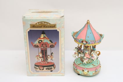 A special edition musical carousel, new in box