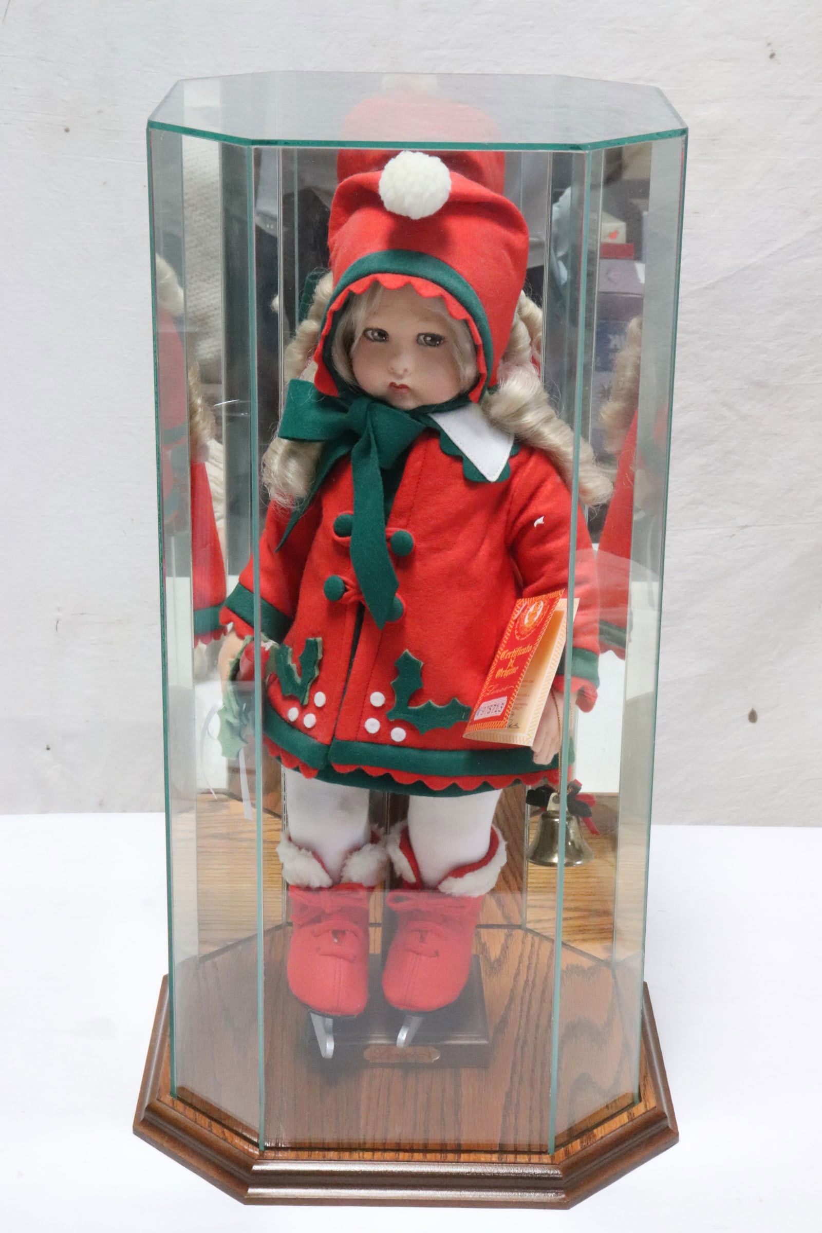 A Lenci doll with display case (1 of 12)