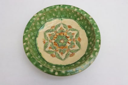 Chinese sancai plate