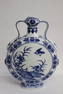 Chinese blue and white porcelain flask
