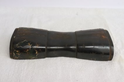 Large jade like stone carved ornament