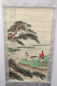 Chinese print scroll