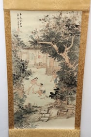 Chinese print scroll