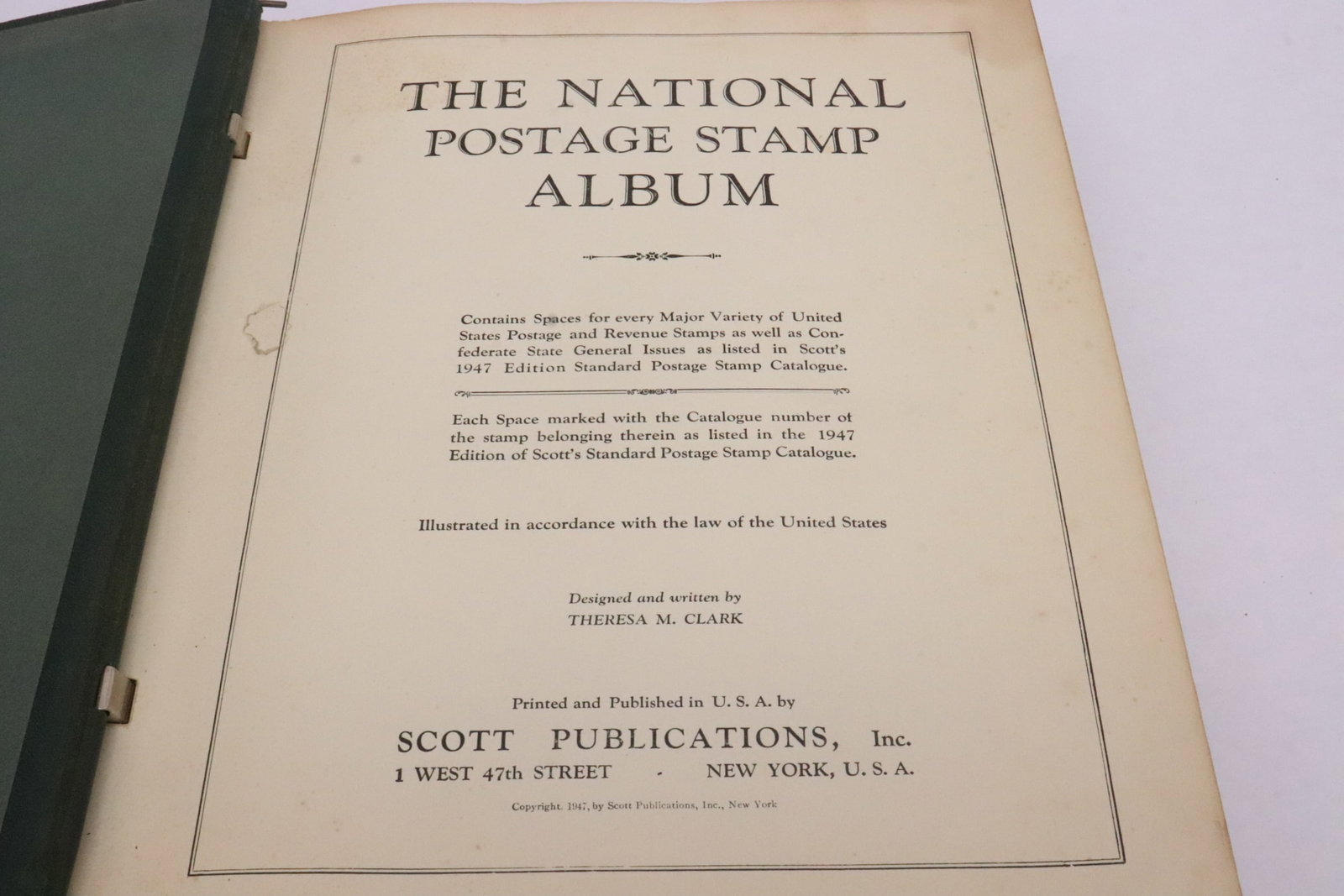 National postage stamp album: National postage stamp album