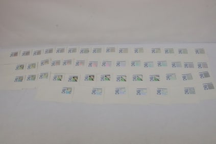 50 US space station hologram 25-cents stamp envelopes