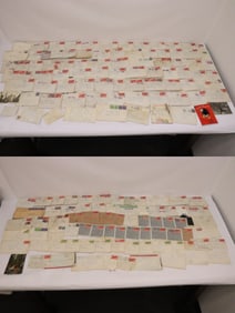 lot of early WWII era letters w/ cancelled stamp envelopes