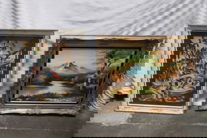 2 large paintings