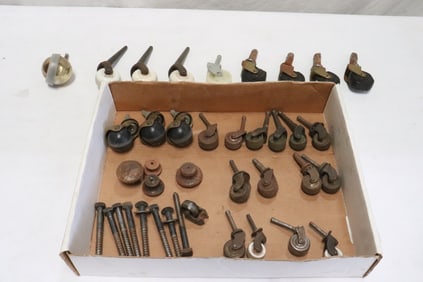 Lot of cast wheels