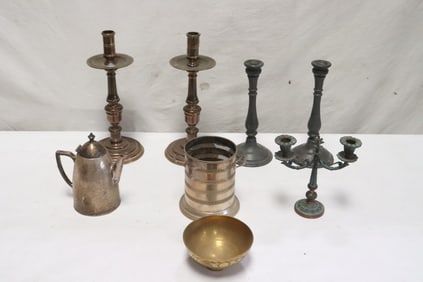 2 pair candle holder & etc.