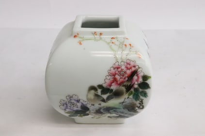 Chinese famille rose porcelain square water dripper