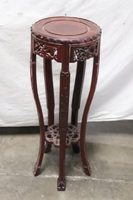 Chinese rosewood pedestal stand