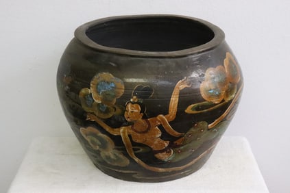 Chinese earthenware planter