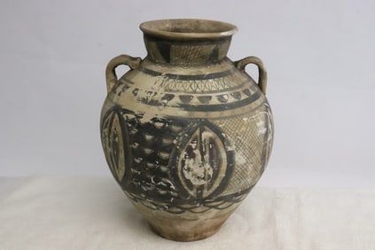 Archaic style painted earthenware jar