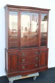 Mahogany china cabinet