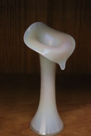 A Steuben lusterware art glass vase