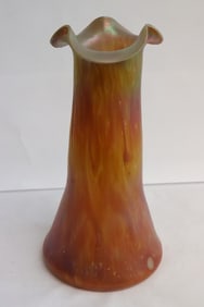 A beautiful Loetz iridescent glass vase