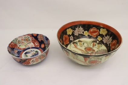 2 Japanese 19th/20th century imari bowls