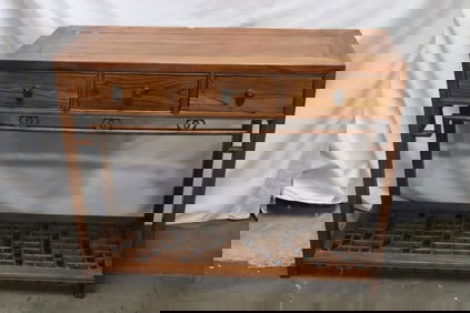 Chinese antique rosewood scholar desk