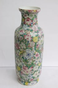 19th/20th century famille rose porcelain vase
