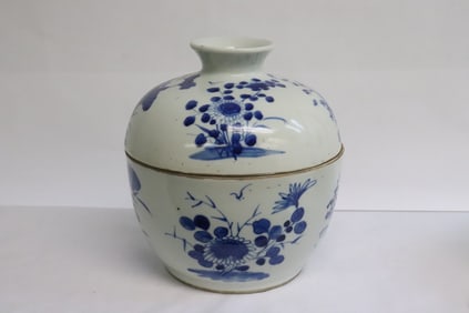 large porcelain covered candy bowl, Tongzhi period