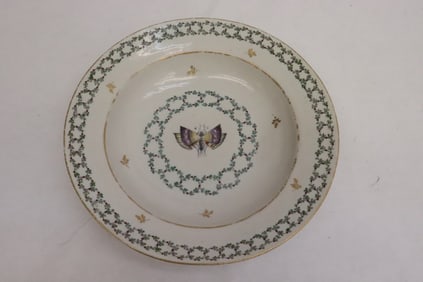 English 17th/18th century porcelain plate