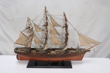A large ship model