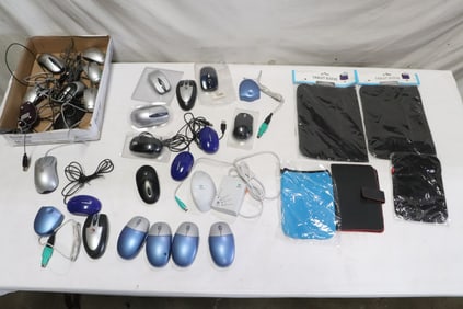 Large lot of computer mouse