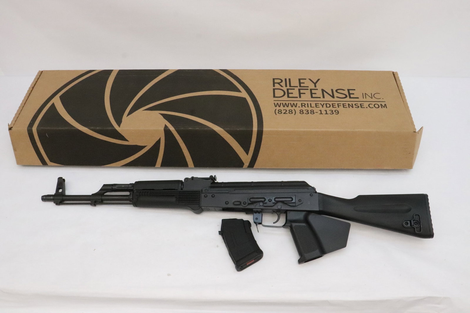 Riley Defense, Rak 47, 7.62x39mm, Semi auto: Barrel length: 16", serial #: B47914, condition as new, CA compliant AKM, California ok, no international shipping, California and out of state shipping to your local FFL. Buyer is responsible for che