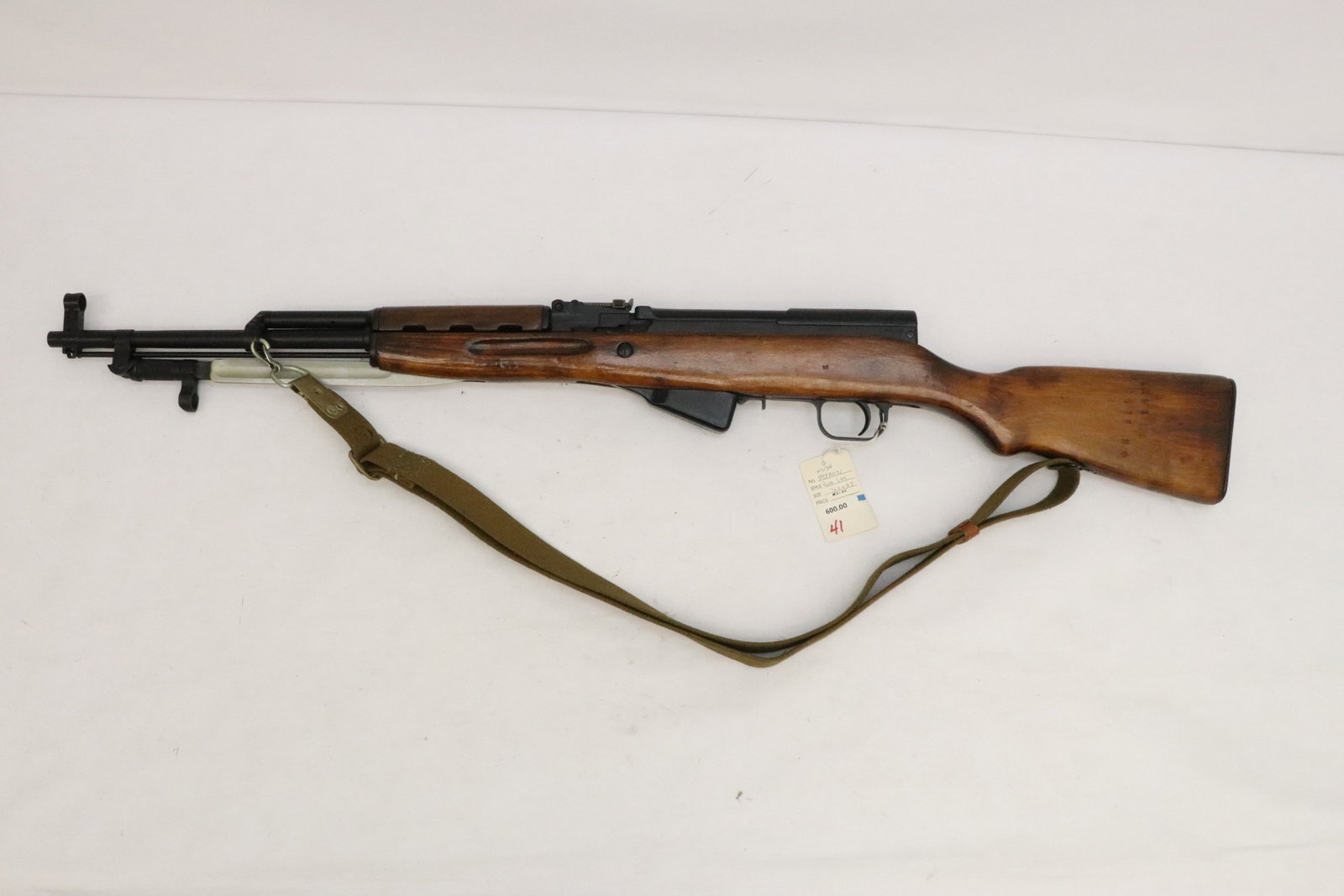 Russian, SKS, 7.62x39mm, Semi auto: Barrel length: 20", serial #:9932071, Russian SKS, Fixed Magazine, overall condition is very good. California ok, no international shipping, California and out of state shipping to your local FFL. Buy