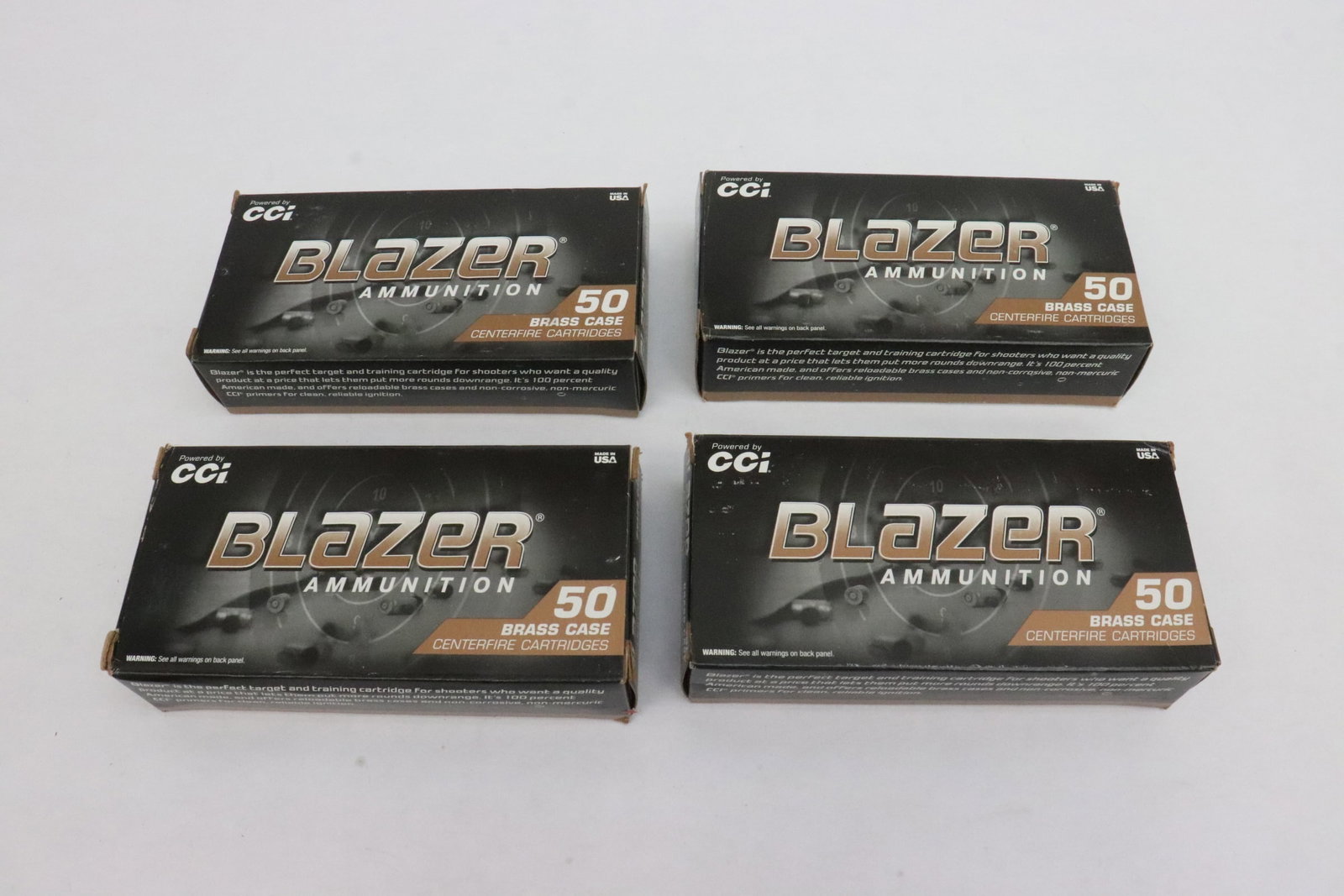 Blazer ammunition 40 S&W 180 gr.: Blazer ammunition 40 S&W 180 gr., 50/ case, total 4 cases
