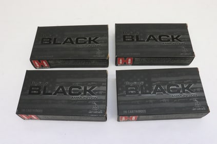Hornady Black ammunition, 123 gr.