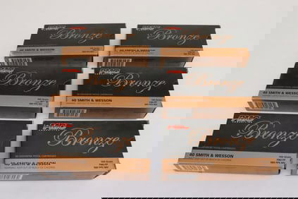 Bronze ammunition, 40 Smith & Wesson, 165gr.