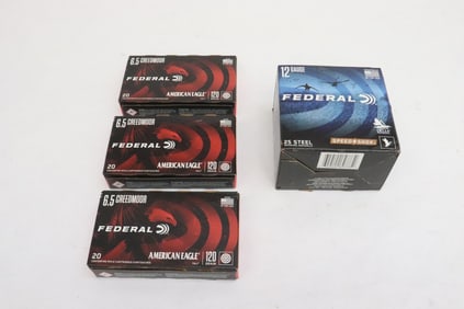 total 4 boxes ammo