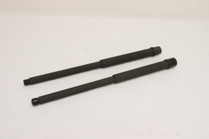 2 old gun barrels, barrel length 18"