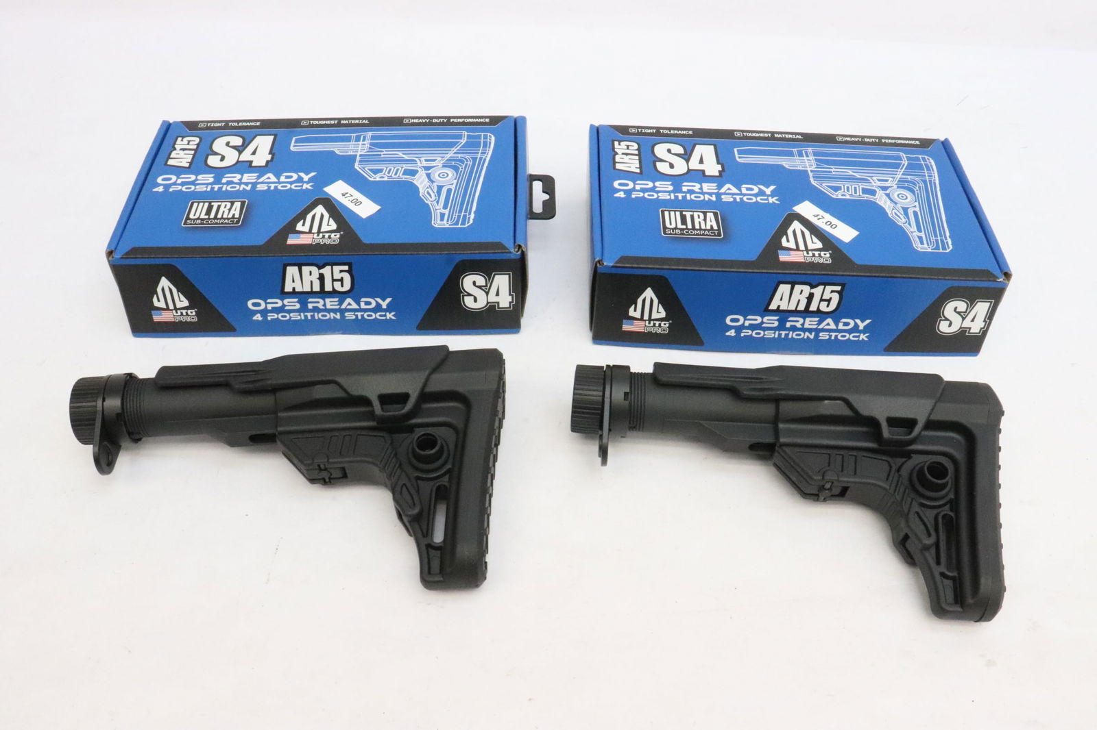 2 AR-15 S4 OPS ready 4 position stock kit: 2 AR-15 S4 OPS ready 4 position stock kit