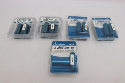 A-Zoom blue, 12GA, 5/box, 5 boxes