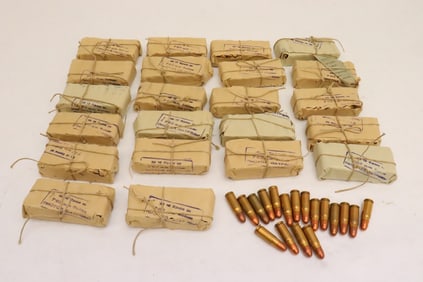 7.62mm, 16RD/package, 22 packages, plus 18 loose RD
