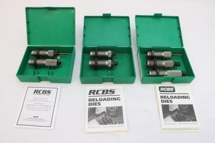3 boxes of reloading dies