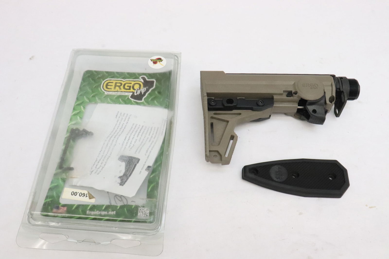 An Ergo gun grip: An Ergo gun grip