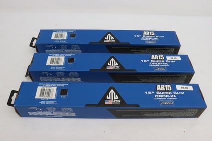 3 AR-15 15" super slim drop-in Carbine length rail system